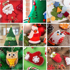 90PCS Felt Fabric Sheets Craft Kit - Image 9