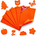 Orange Soft Felt Sheets for Crafts, 1.6mm Thick, Kids' Crafts, DIY Projects by Grainear