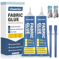 Fabric Glue Permanent, 100ml Extra Strong Fabric Adhesive, Washable Clear by GleamGlee