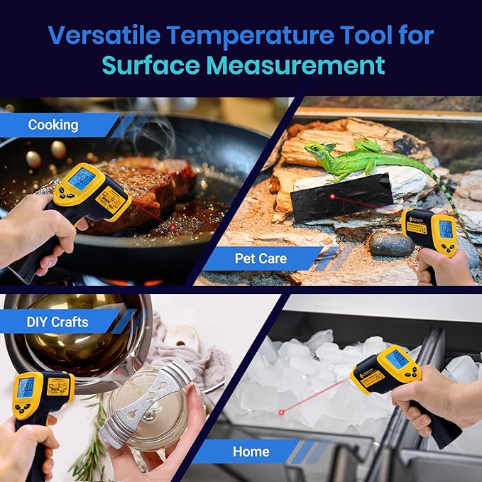 Etekcity Infrared Thermometer Laser Temperature Gun, -58°F~1130°F | Cooking - Image 2