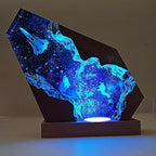 Space Resin Lamp, Handmade Galaxy Resin Night Light - Image 4