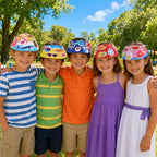 24Pcs EVA Foam Visor Summer Crafts Sun Hat Crafts Kits DIY Beach Sun Visor Hat - Image 7