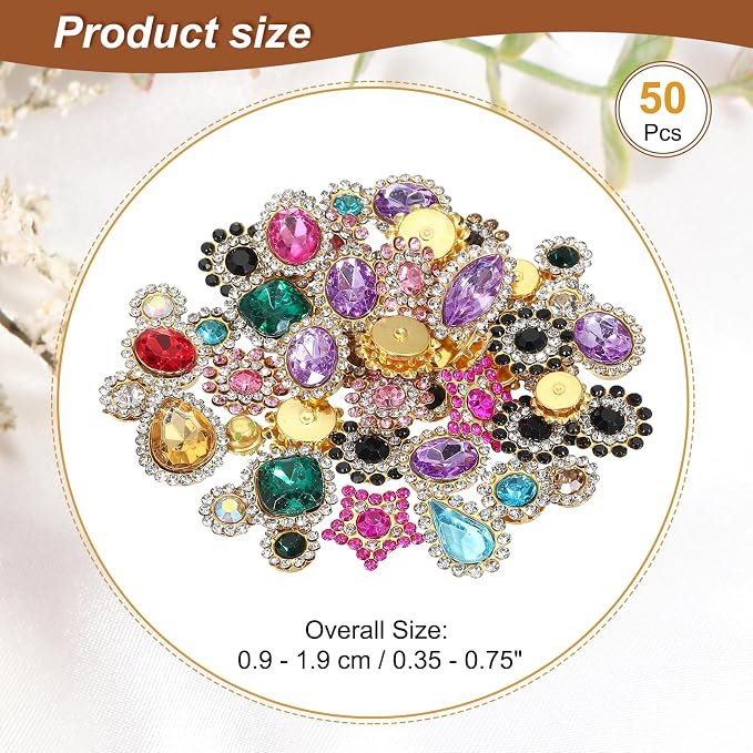 PATIKIL Sew on Rhinestones Crystals - Image 2