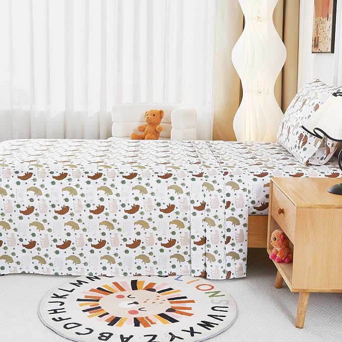 lasoftan Kids Sheet Set Twin Size, Twin Sheet Set - Image 7