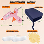 MONVICT Hot Glue Gun Kit, Mini Pink Glue Gun - Image 4