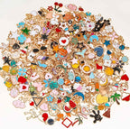 400Pcs Charms for Jewelry Making, Mixed Bulk Metal Necklace Earring Charm for - Image 6