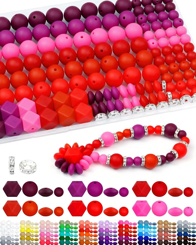 FIVEIZERO 172PCS Silicone Beads by FIVEIZERO