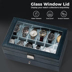 ProCase Watch Box, 12 Slot Mens Watch Case - Image 6