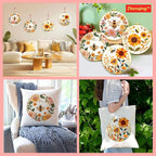 Zhenqing Bee & Flower Garden Cross Stitch Kit - Image 6