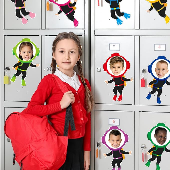 gisgfim 80Pcs Summer Cutouts Diving Suit Decorations Under the Sea Bulletin - Image 7