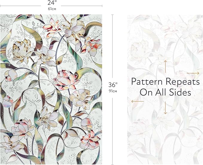 Begonia Window Privacy Film by Artscape - Image 13
