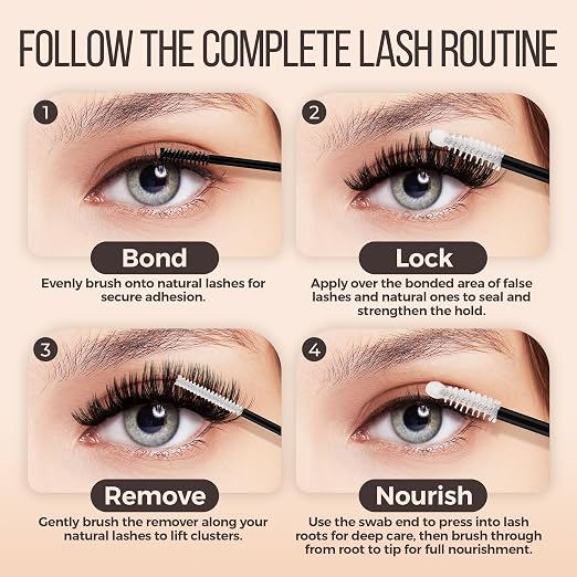 LASHVIEW Lash Bond and Seal & Lash Reomver and Conditioner Kit, Hold on 7-Day+ - Image 7