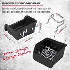 Ultimate 121-Piece Pegboard Hooks Set, Pegboard Accessories - Image 5