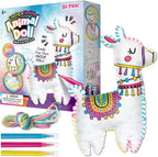 Llama Sewing Kit for Kids Ages 6+, Make Your Own Plush Toy Cute Friends by SiiPikki