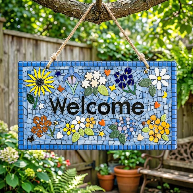 Artspac Mosaic Tiles for Crafts Bulk, 200g Glass Mosaic Pieces - Image 2