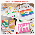 Simetufy 12 Pack 9 x 12 inch Canvas Boards - Image 8