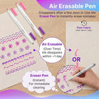Avenuebool Fabric Markers for Sewing, Includes 2 Water Soluble Fabric Marker 2 - Image 3