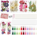 438 Pcs Dried Flower Bookmark Making Kit, DIY Craft Gift | Pressed flower craft by Unknown