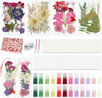 438 Pcs Dried Flower Bookmark Making Kit, DIY Craft Gift | Pressed flower craft by Unknown