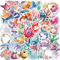 50PCS Colorful Ocean Animal Stickers Waterproof Vinyl Marine Life Sticker Pack by Unknown