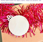 60PCS Unfinished Wood Christmas Cutouts - Image 5