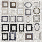 100 Pcs Vintage Frame Stickers for Scrapbooking - Image 2