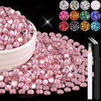 1500PCS 6mm Resin Rhinestones Bulk by BELLEBOOST