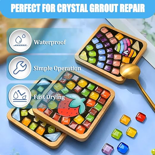 Mosaic Crystal Grout, Mosaics Tile Tools, Mosaic Tile Accessories – Essential - Image 3