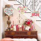 Large Size 12" Wooden Heart Ornaments to Paint, Happy Mothers Day DIY Blank - Image 5