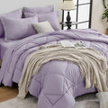 HEVUMYI Light Purple California King Comforter Set by HEVUMYI