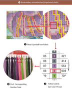 Joyhoor Cross Stitch Kits for Beginners Stamped Cross-Stitch Supplies - Image 7