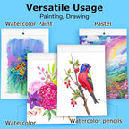 Hapikalor 2-Pack 9"x12"Watercolor Paper Pad, Teacher Classroom Must Have - Image 5