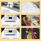 Glitter Puff Heat Transfer Vinyl, 12in X 10in 13pcs Iron on | 3D Puff, Wash No - Image 6