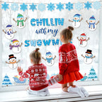 Winter Bulletin Board Decoration Set Christmas Snowman Classroom Decorations - Image 4