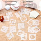 Fainne 100 Pcs 2 Inch Stencils Small Stencils - Image 3