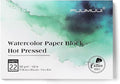 Fuumuui Watercolor Paper Block 7x10 Inch, Smooth Surface 100% Cotton Watercolor by FUUMUUI