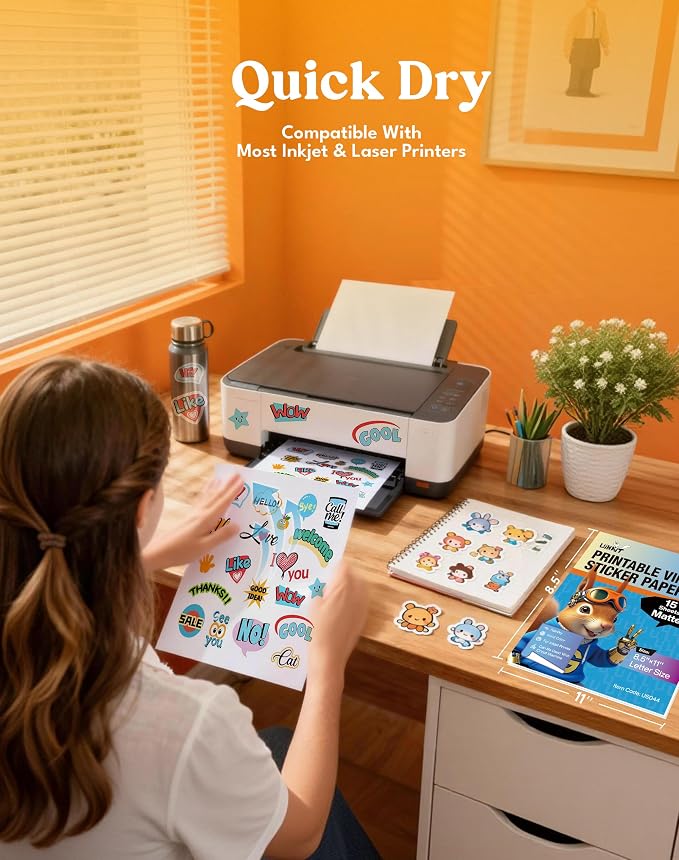 Uinkit Matte Sticker Paper 30 Sheets - Image 7