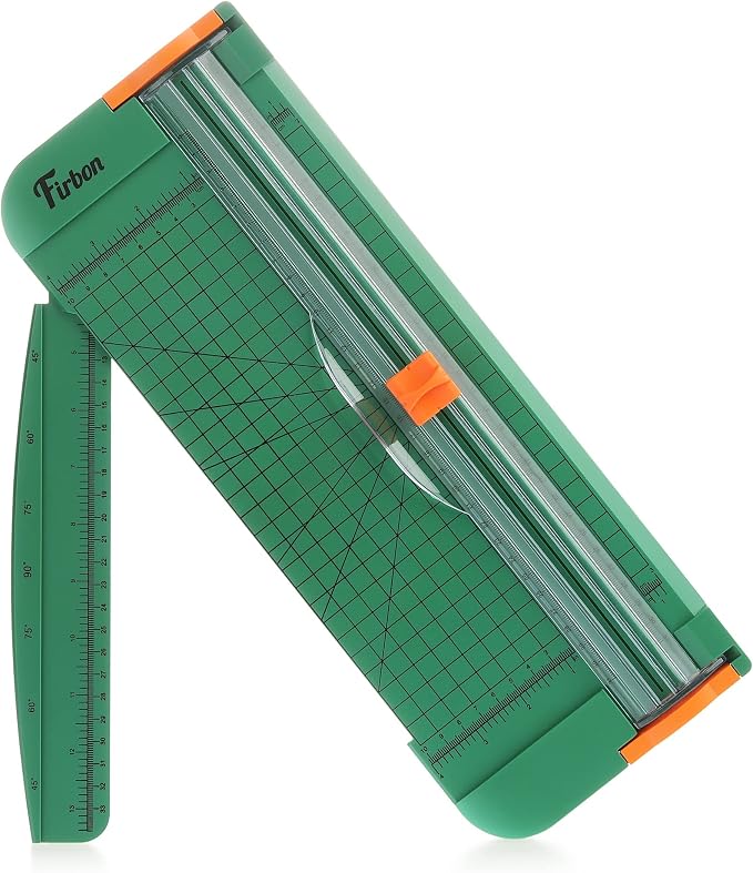 Firbon Green A4 Paper Cutter 12 Inch Titanium Straight Paper Trimmer by Firbon