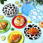 Funnymoom 60 Pcs 7 Inch Toy Inspired Paper Plates Cow Pattern Cloud Plates - Image 6