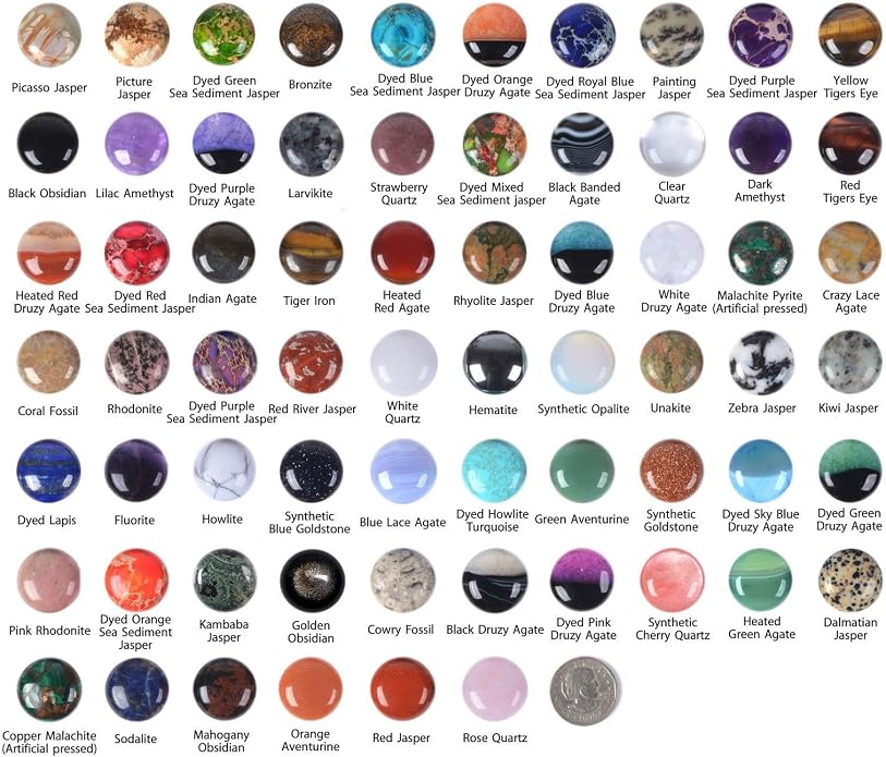 Wholesale Lot Multi-color Gemstone Round Oval Cab Cabochon - Image 2