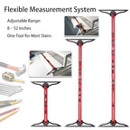 Stair Tread Template Tool – Stair Tread Gauge, Hidden Screw Slide Rail Stair - Image 5