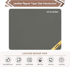 KING MOUNTAIN Leather Repair Patch, 2 Packs 9 x 11 Inches self Adhesive Leather - Image 4