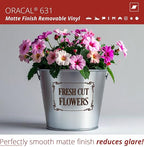 ORACAL 631 Matte Brown Vinyl Durable Roll Easy to Weed Permanent Adhesive Craft - Image 3