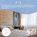 3Pcs Free Motion Quilting Templates - Image 5