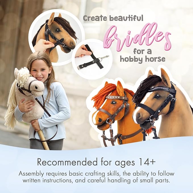 kullaloo DIY Hobby Horse Bridle Kit Make a Beautiful Leather Bridle - Image 2