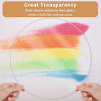 Enoin 1pack 9 Inch Round Clear Acrylic Sheets Plexiglass Sheet 1/4 Inch Thick - Image 4