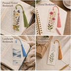 DSYIL 201 Pcs DIY Bookmark Making Kit, Blank Laminated Bookmarks to Decorate - Image 5