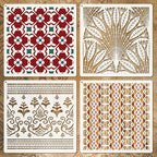 Wall Stencils for Painting Large Pattern, Exquisite Mandala Designs for Wall by Felixcraft-DIYDreamscape