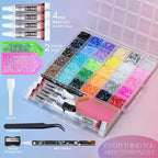 40000 Pcs Resin Jelly Rhinestones Kit, 30 Colors 4mm Flatback Rhinestones - Image 2