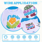 Tintnut Windows Blue Puff Heat Transfer Vinyl Roll, easy cut & weed, stretch - Image 5